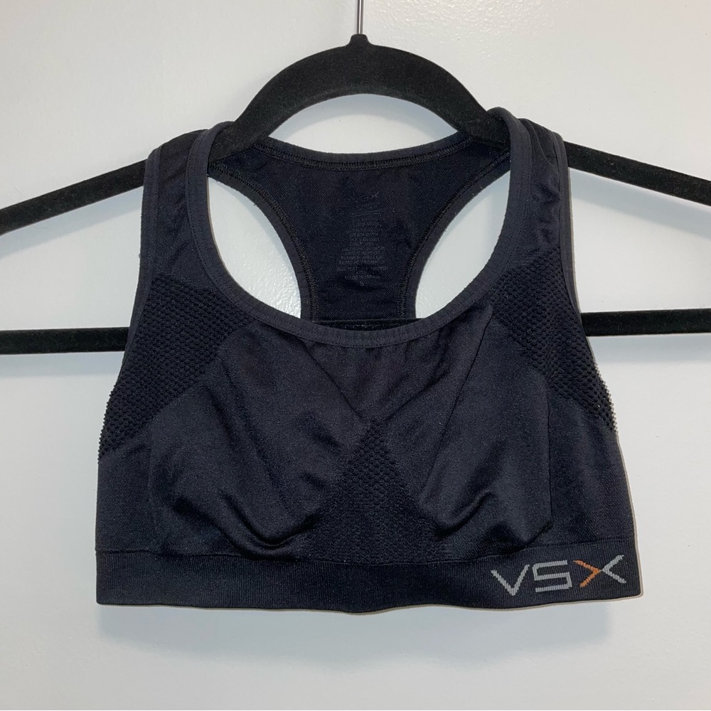 VSX Black Victoria’s Secret Racerback Sports Bra Size S
